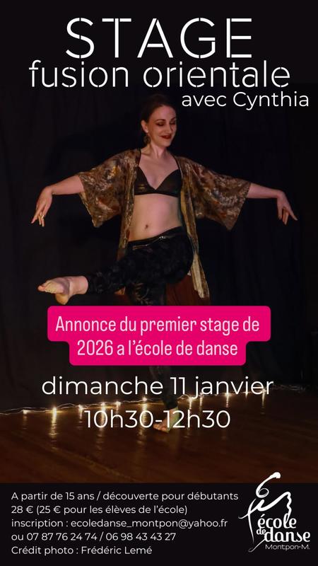 Stage de danse : fusion orientale