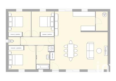 Maison - 95 m² - 5 pièces