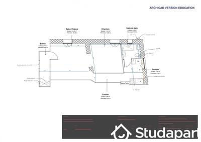 Maison - 44 m² - 2 pièces