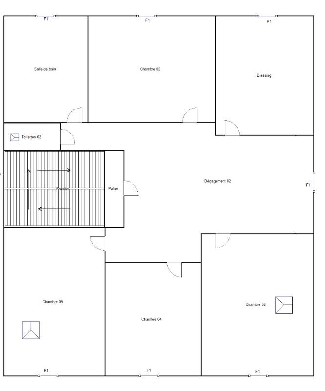Appartement - 236 m² - 9 pièces