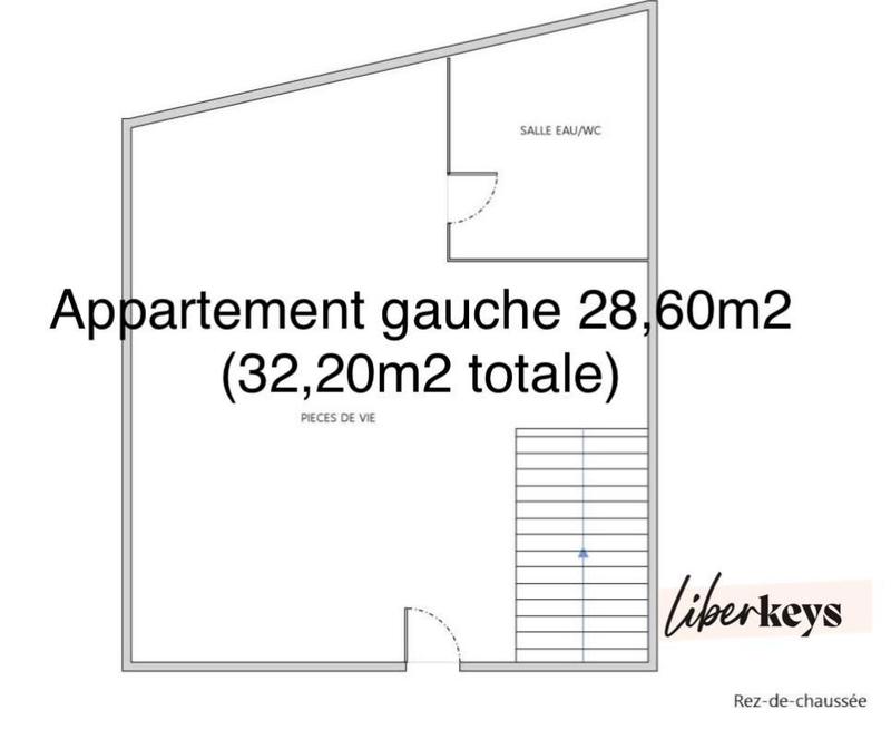 Appartement - 28 m² - 2 pièces