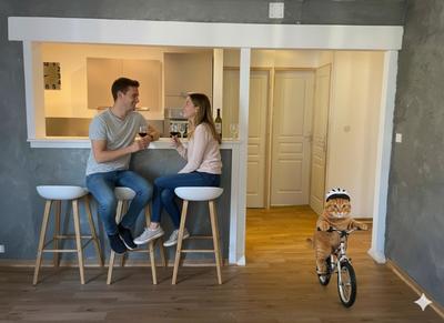 Appartement - 40 m² - 2 pièces