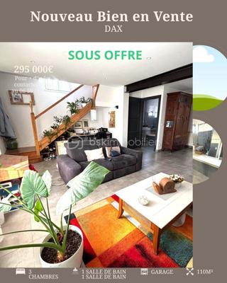 Maison de ville - 110 m² - 4 pièces