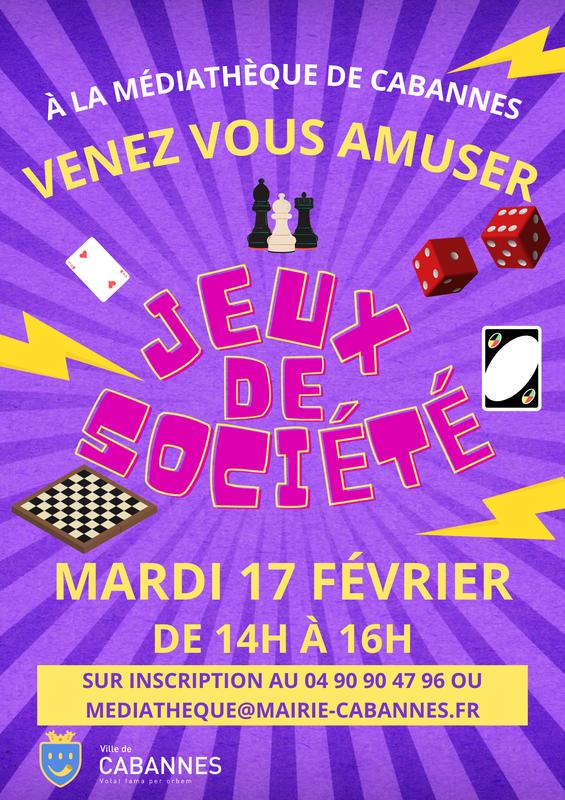 Après-midi jeux de société