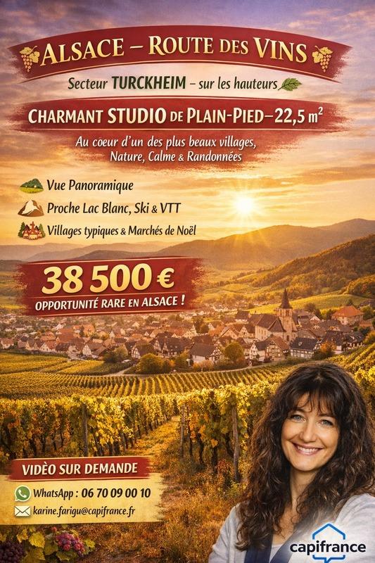 Studio - 22 m² - 1 pièce