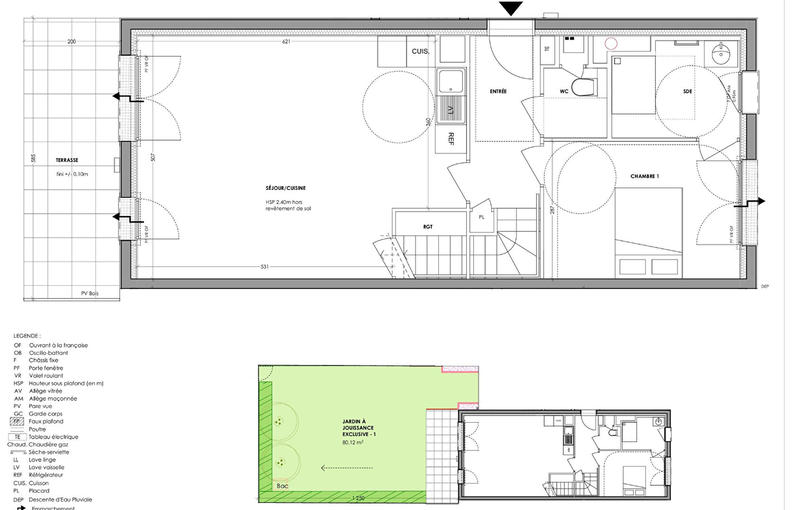 Appartement - 115 m² - 5 pièces