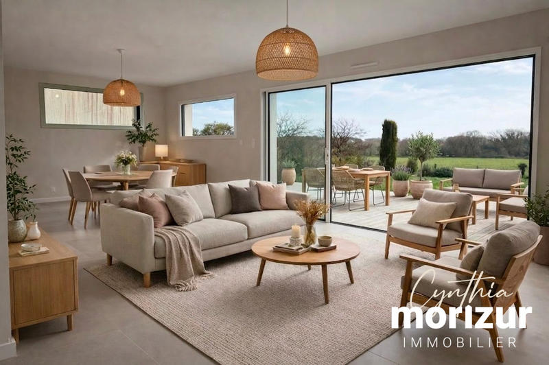 Maison contemporaine - 130 m² - 5 pièces