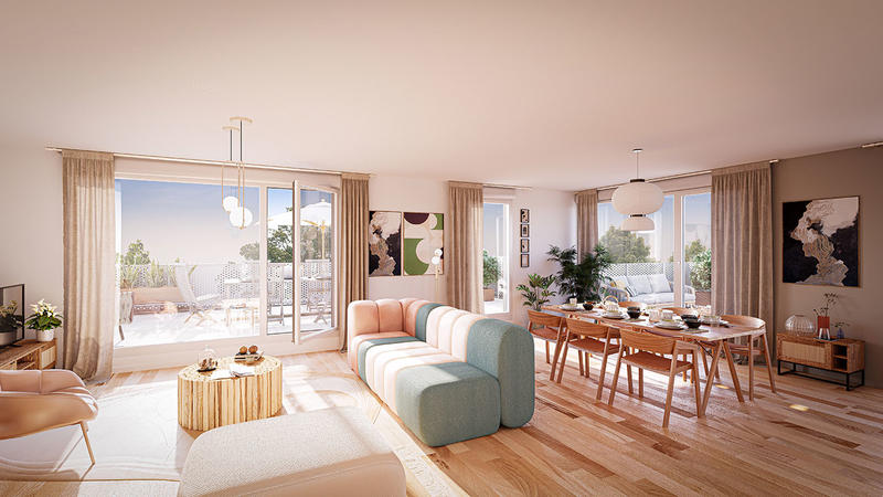 Appartement - 77 à 134 m² - 3 à 5 pièces