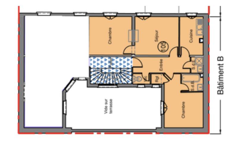 Appartement - 58 m² - 3 pièces