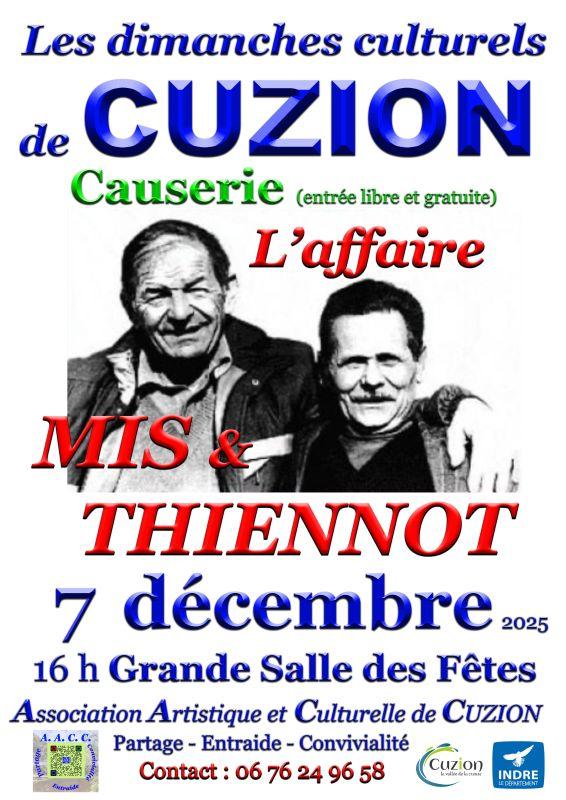 Conférence l'affaire Mis et Thiennot