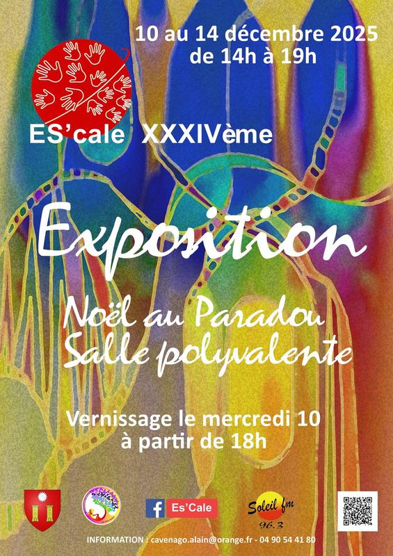 Exposition 'Noël au Paradou' par Es'Cale