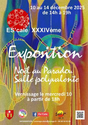 Exposition 'Noël au Paradou' par Es'Cale