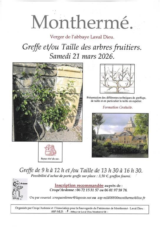 Greffe et taille des arbres fruitiers