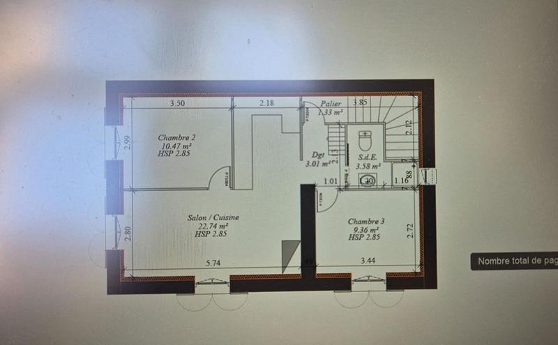 Appartement - 70 m² - 5 pièces