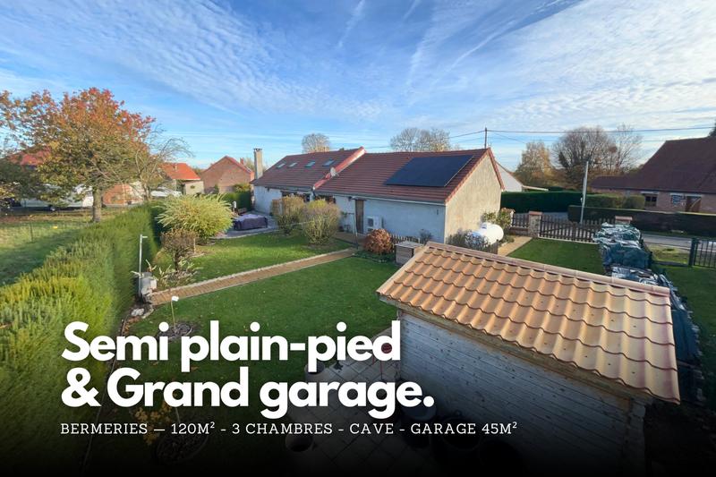 Maison - 120 m² - 6 pièces