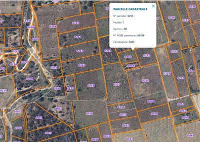 Terrain agricole - 1 443 m²