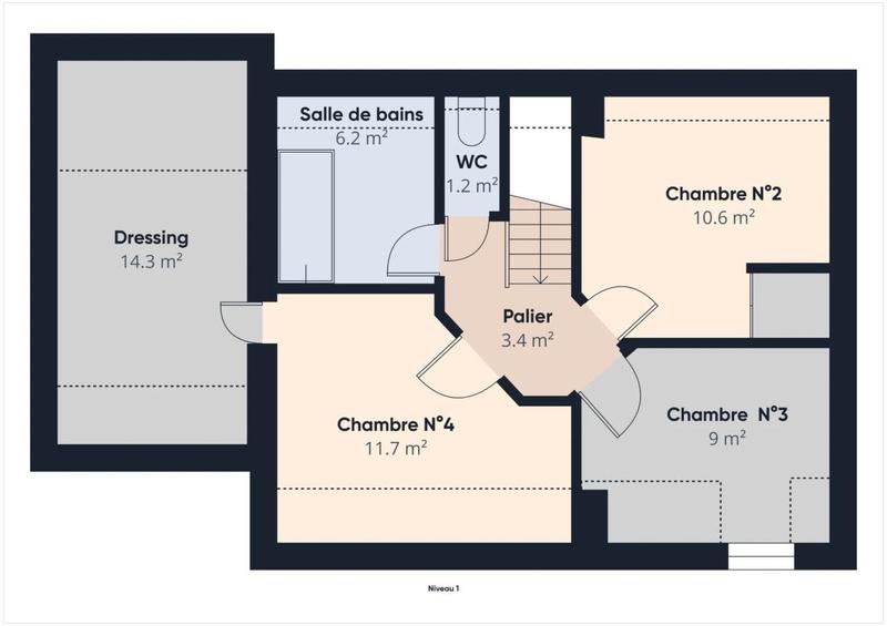 Maison - 103 m² - 6 pièces