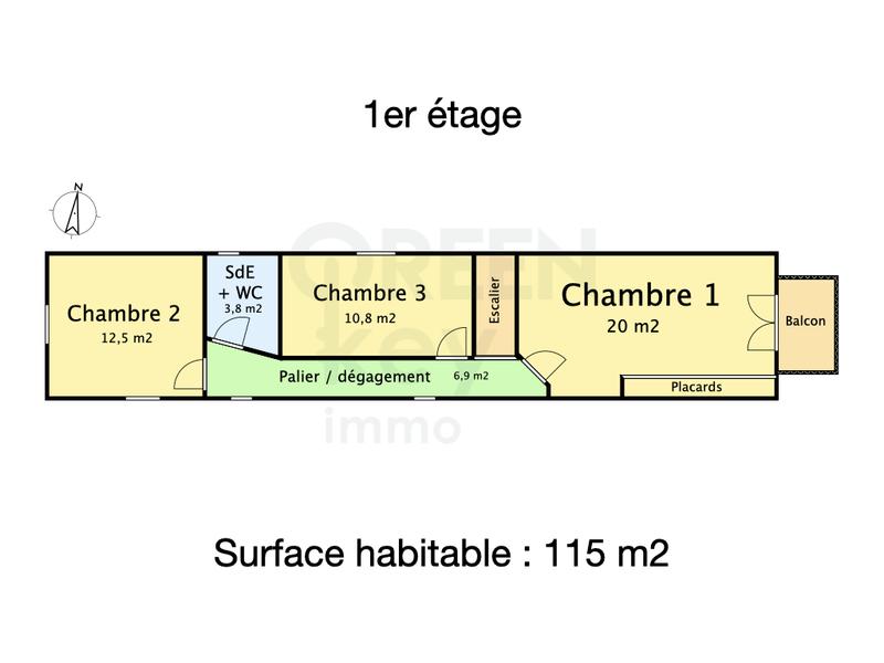 Maison - 115 m² - 4 pièces