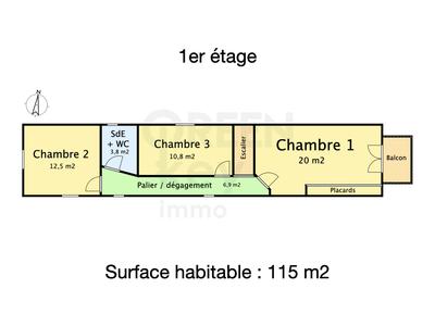 Maison - 115 m² - 4 pièces