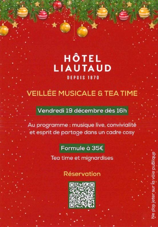 Veillée musciale &amp; tea time au Liautaud