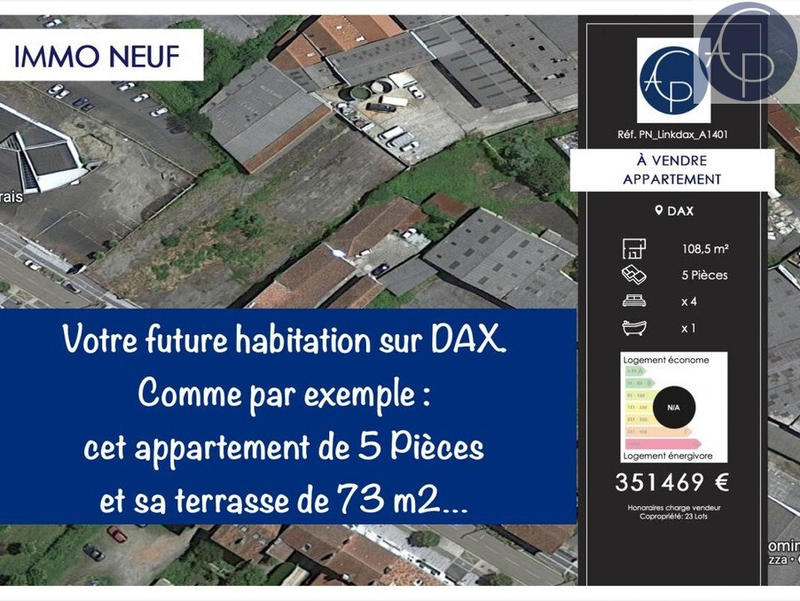 Appartement - 109 m² - 5 pièces