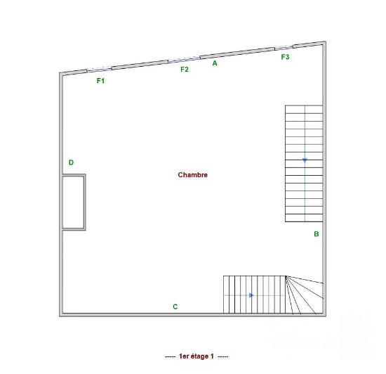 Maison ancienne - 90 m² - 4 pièces