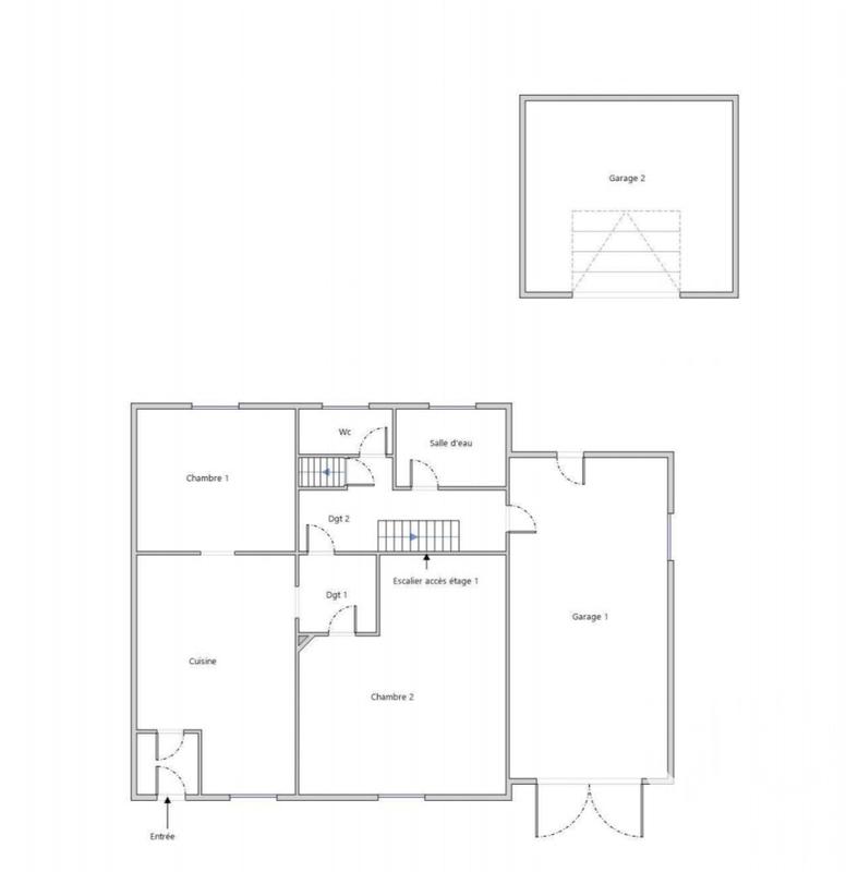 Maison de village - 70 m² - 3 pièces