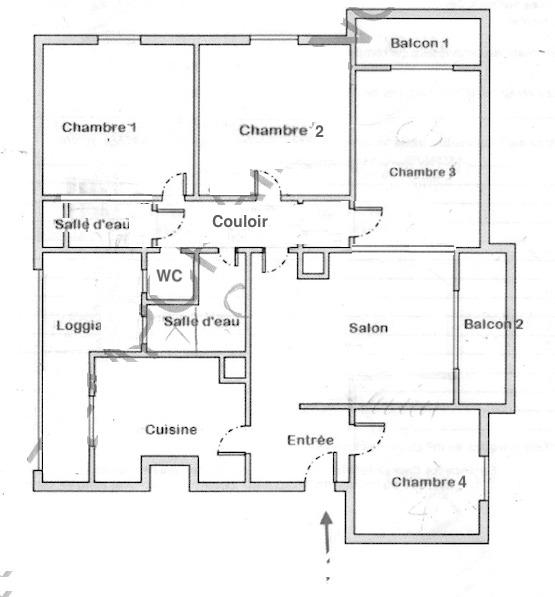 Chambre - 9 m² - 1 pièce