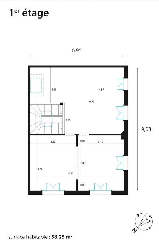 Maison - 140 m² - 5 pièces