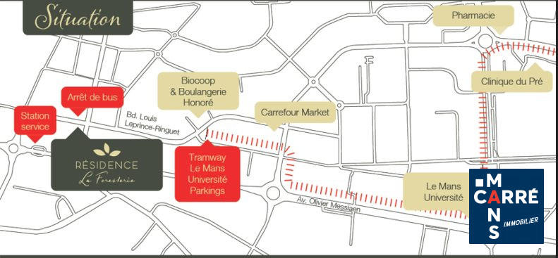 Appartement - 69 m² - 3 pièces