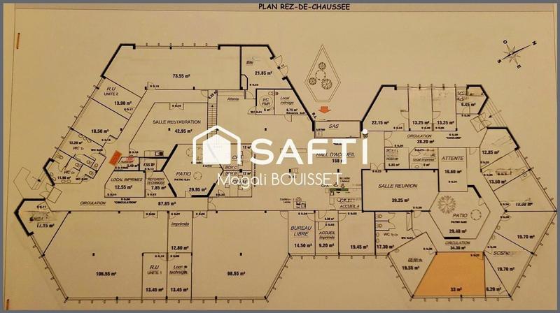 Bureau - 1 514 m² - 40 pièces