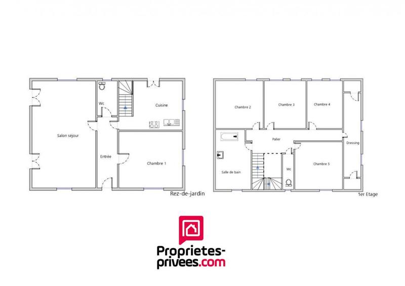 Maison - 155 m² - 6 pièces