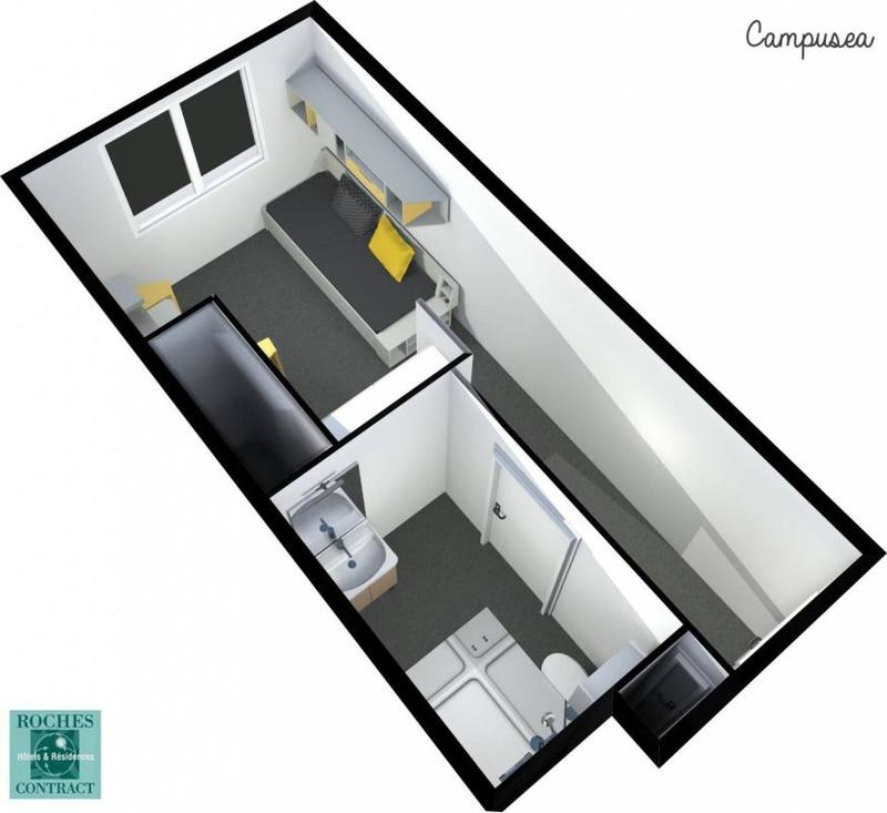 Studio - 18 m² - 1 pièce