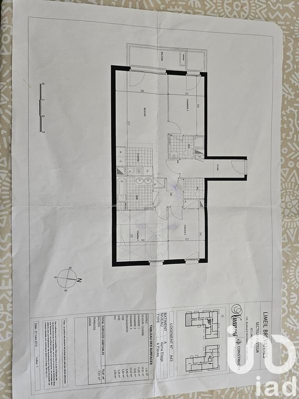 Appartement - 78 m² - 4 pièces