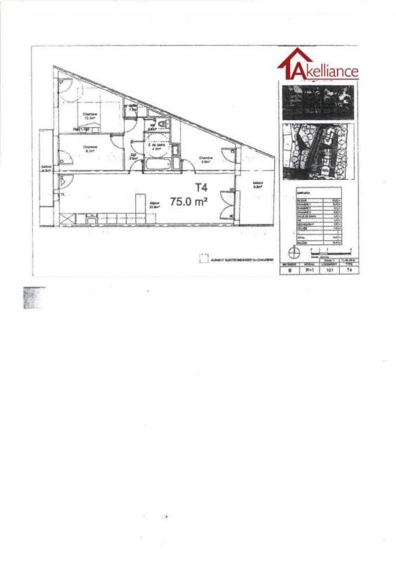 Appartement - 75 m² - 4 pièces