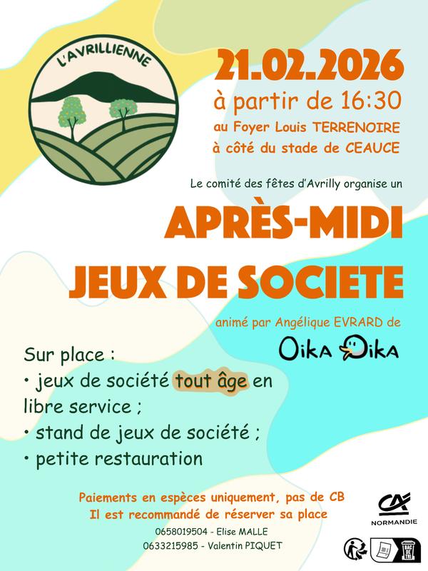 Après-midi Jeux de société