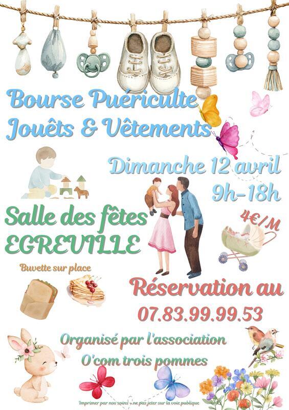 Bourse vêtements, jouets et puériculture