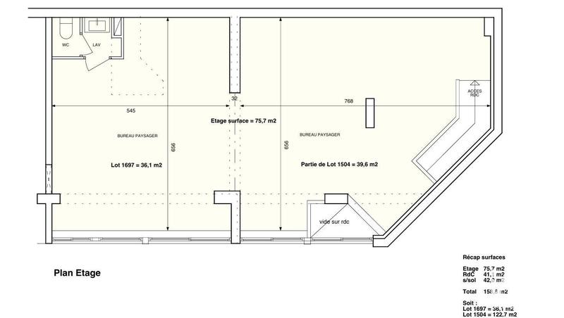 Local commercial - 158 m²