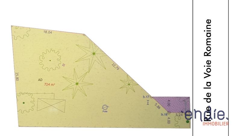 Terrain constructible - 724 m²