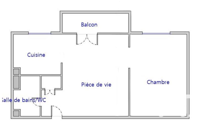 Appartement - 40 m² - 2 pièces