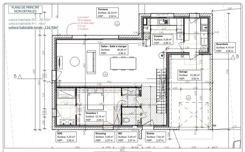Maison - 127 m² - 6 pièces