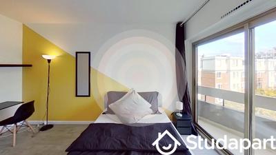 Chambre - 11 m² - 1 pièce