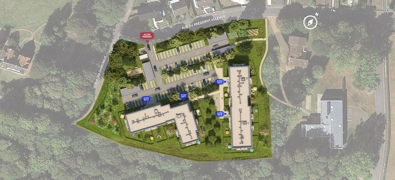 Appartement - 50 m² - 2 pièces