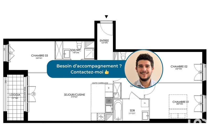 Appartement - 81 m² - 4 pièces