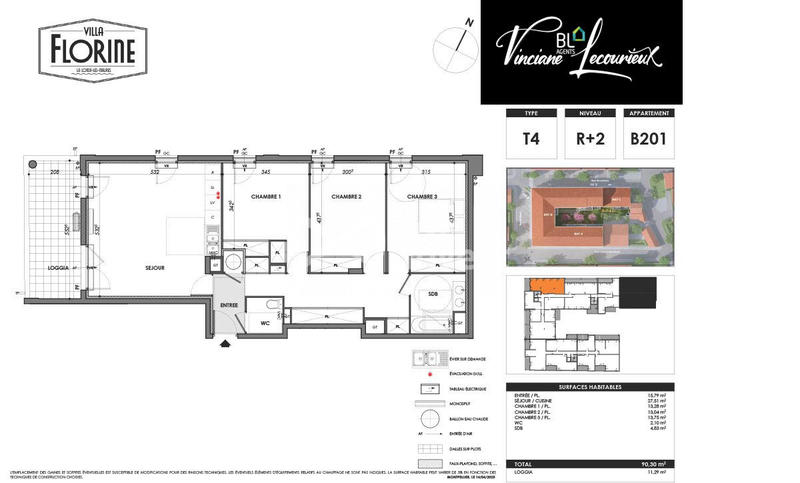 Appartement - 82 m² - 4 pièces