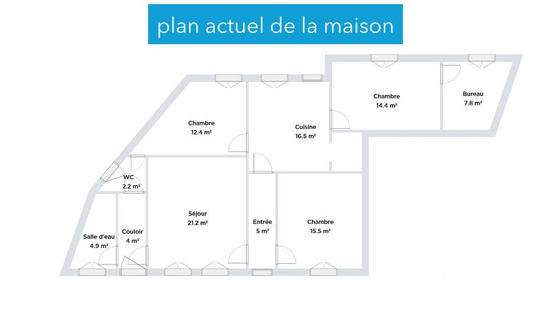 Maison - 100 m² - 4 pièces