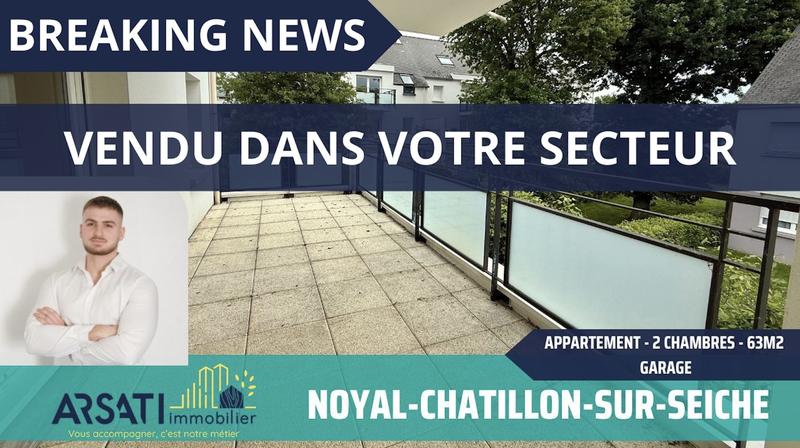 Appartement - 63 m² - 3 pièces