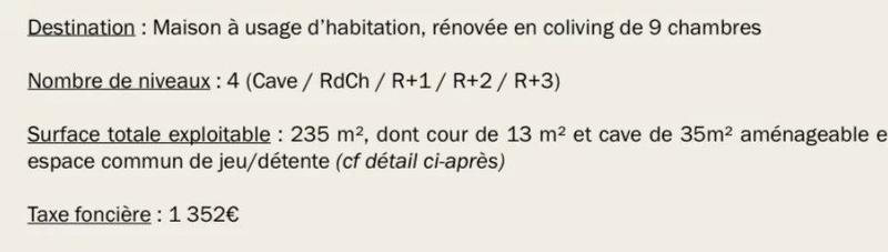 Immeuble - 207 m² - 12 pièces