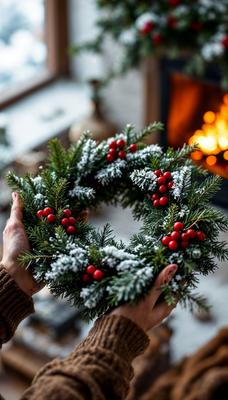 Les vacances de l'Office : Atelier création d'une couronne de Noël