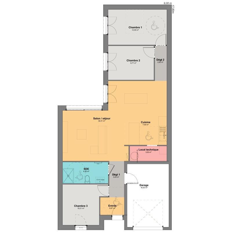 Maison - 91 m² - 5 pièces